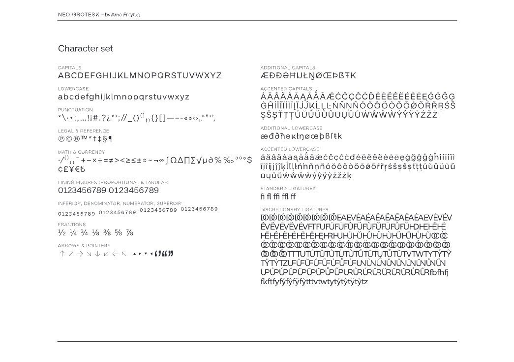 Neo Grotesk 系统无衬线可变字体家族